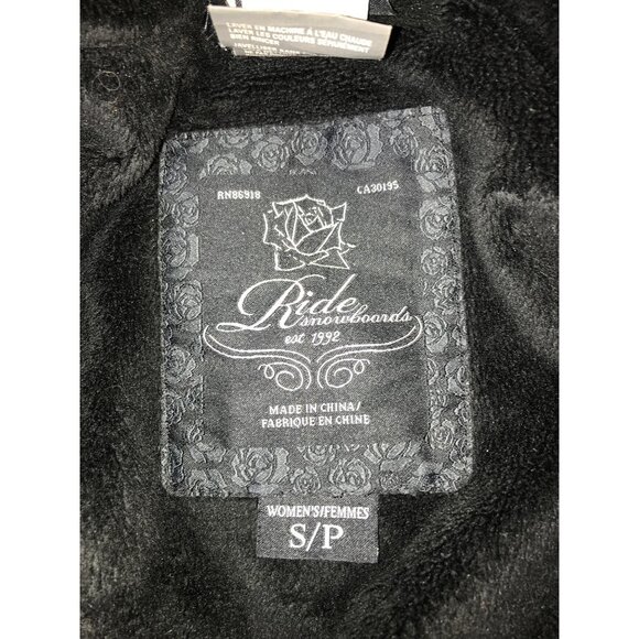 Ride Snowboards Women's Hooded Aqua Plaid Ski Jacket Multicolor - Picture 4 of 10